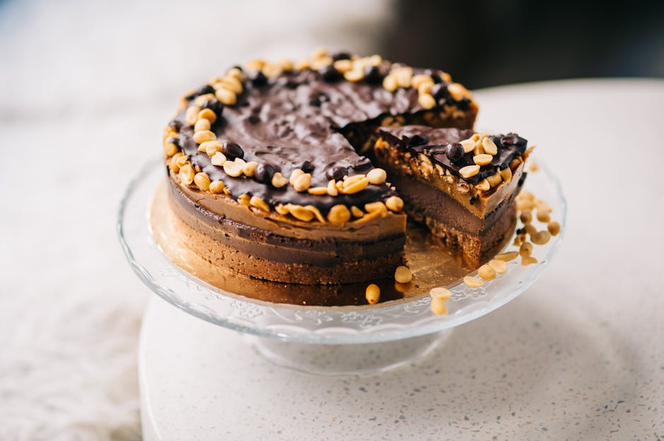 Tandy kake med peanøttsmør og sjokolade