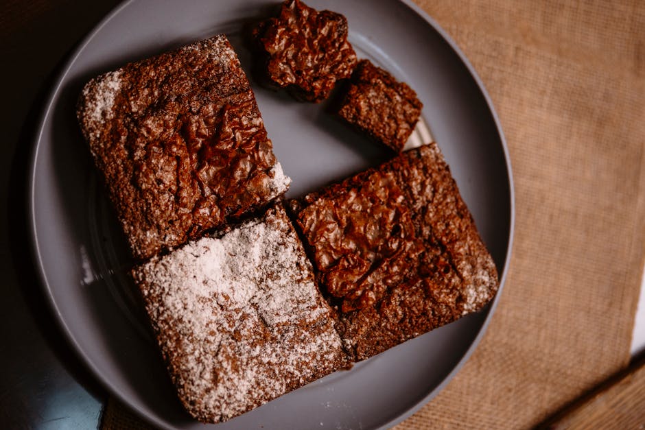 Fudgy kaffebrownies med kanel