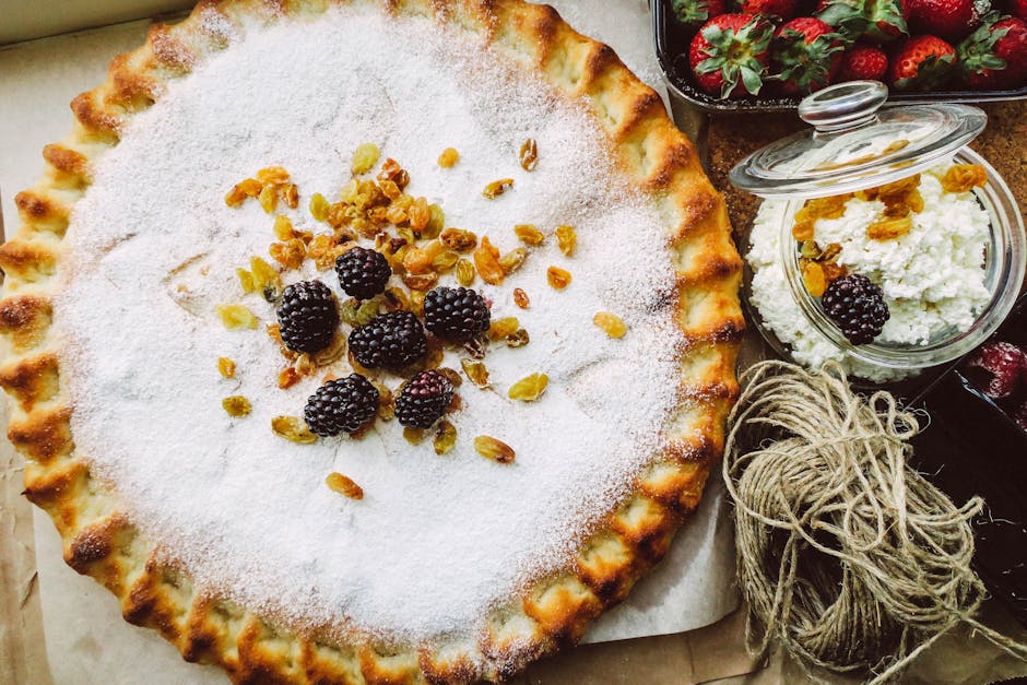 Søt kugel med cottage cheese og rosiner