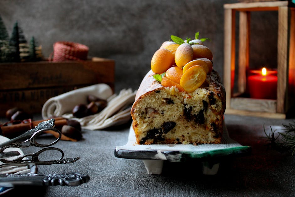 Genoise med Sauternes og kandiserte kumquats