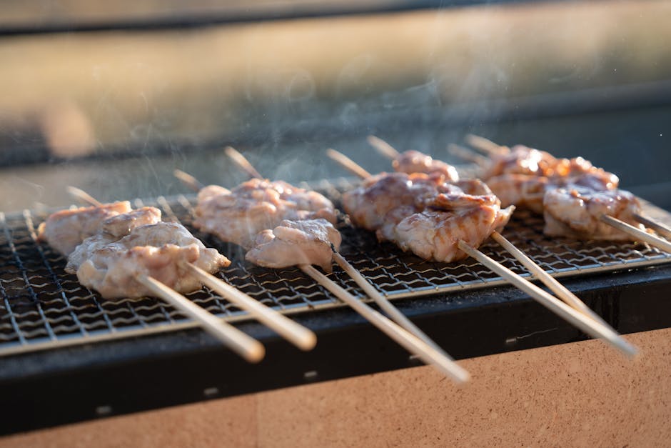 Kylling Yakitori med Paprika