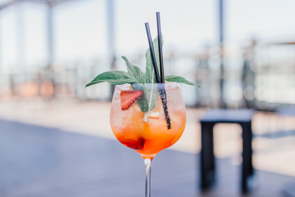 Fersken Prosecco Spritzer