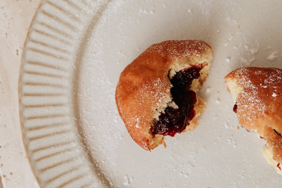 Sufganiyot (smultringer med syltetøy)