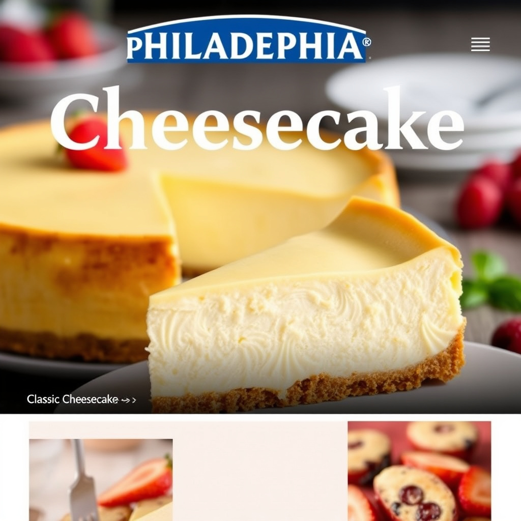 PHILADELPHIA® klassisk ostekake