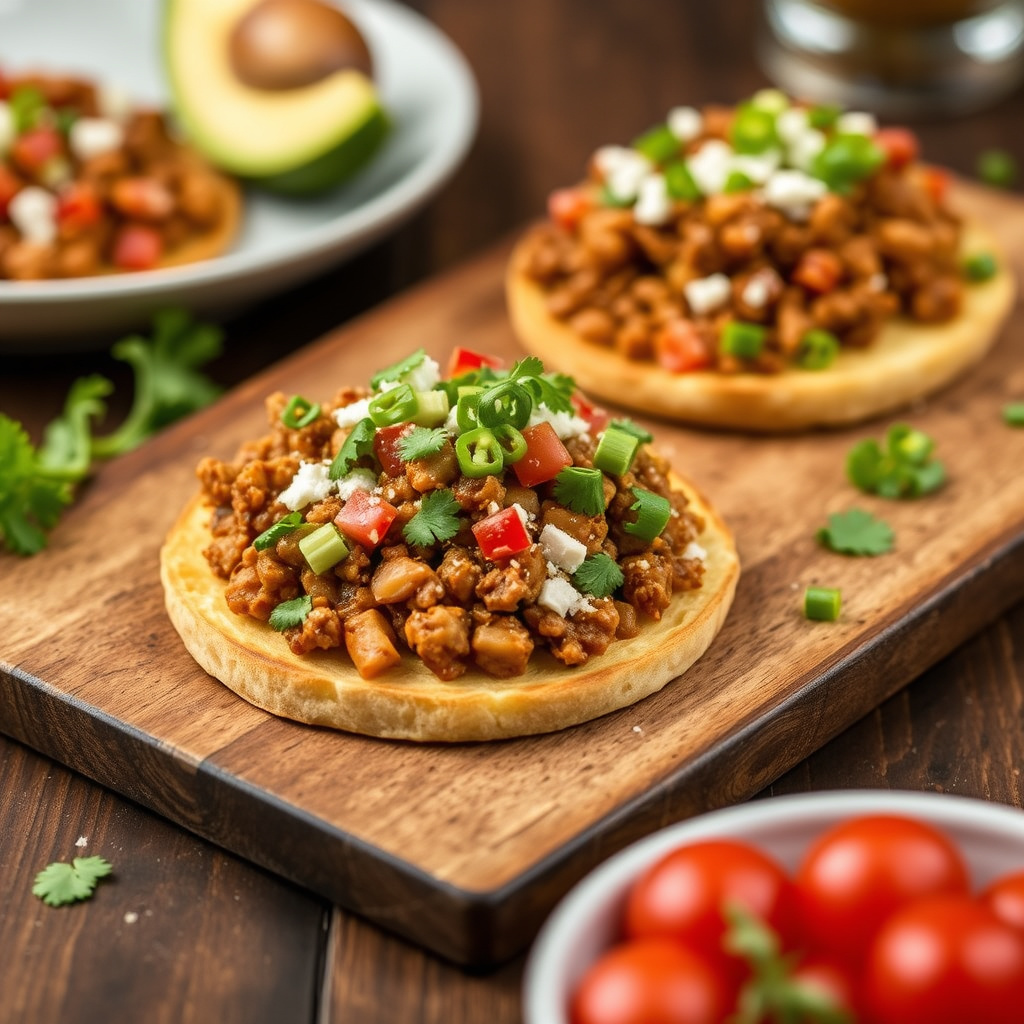 Picadillo Tostadas