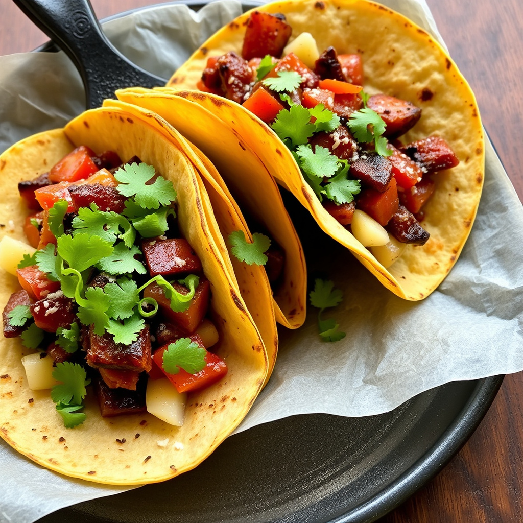 Pie Iron Tacos