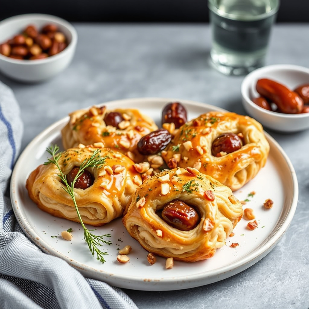 Pinjekjerner og dadelcrostini