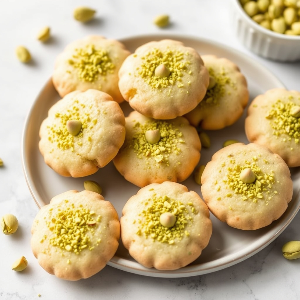 Pistasj Spritz-kaker