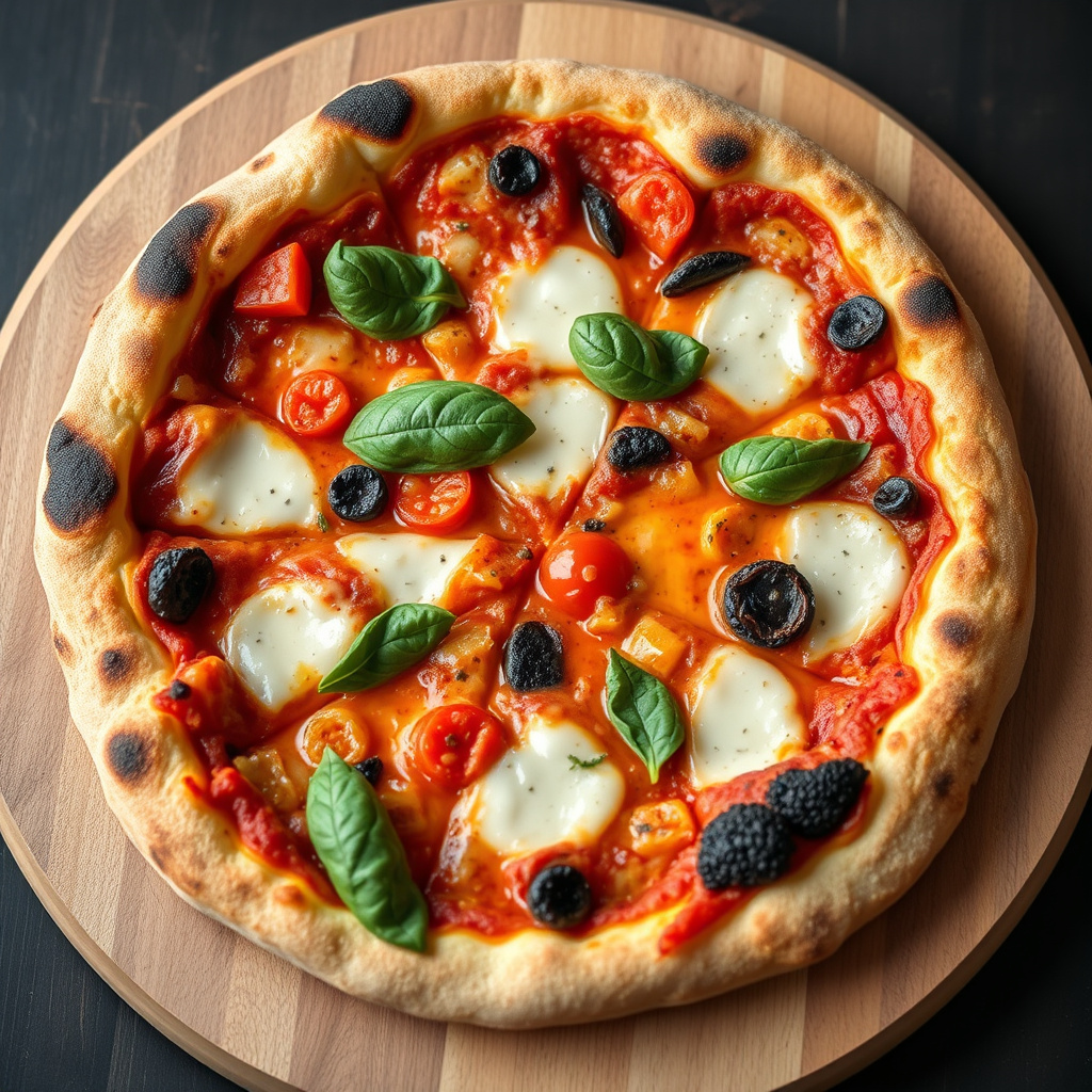 Pizza alla Napoletana (Napolitansk pizza)
