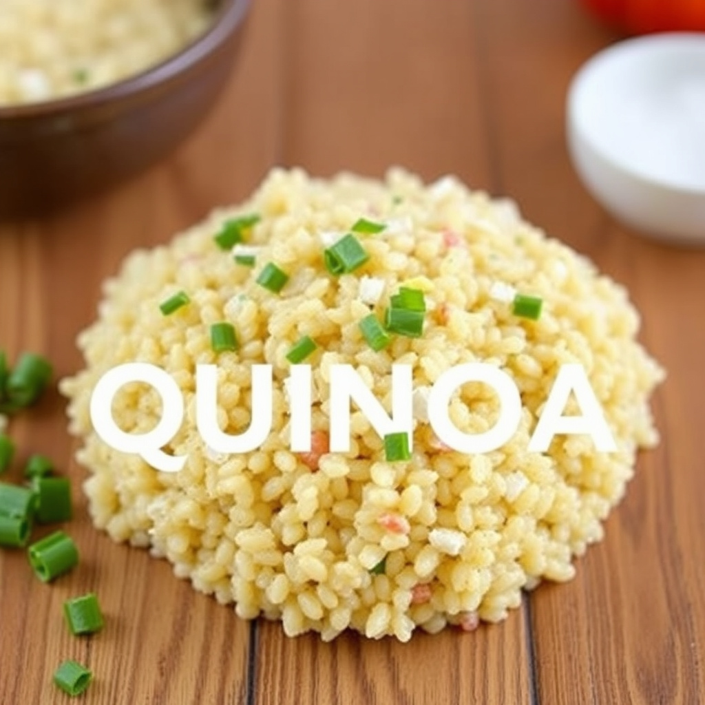 Plain kokt quinoa