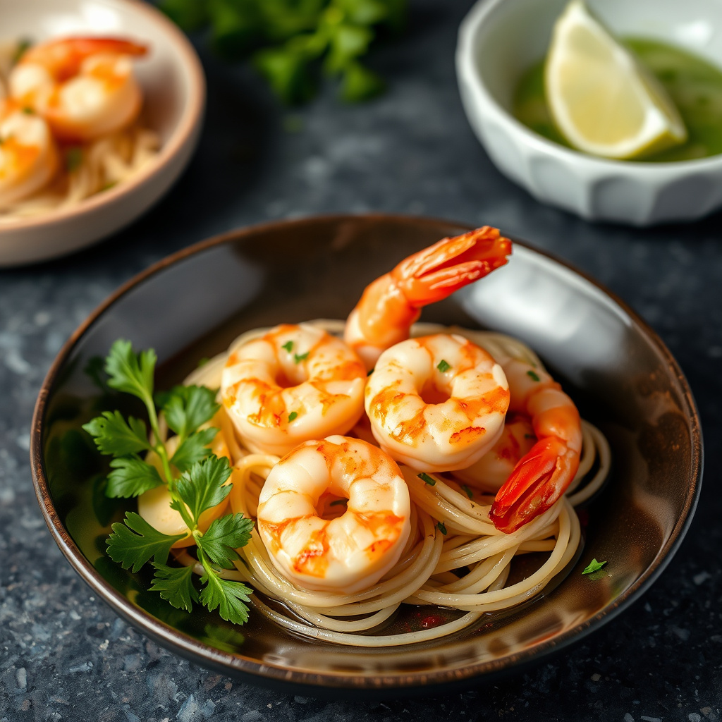 Poached Shrimp