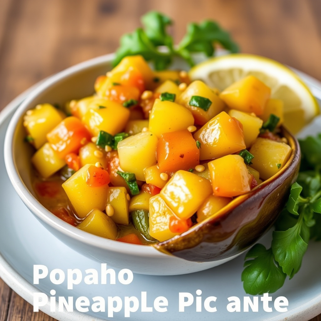Poblano-ananas-picante