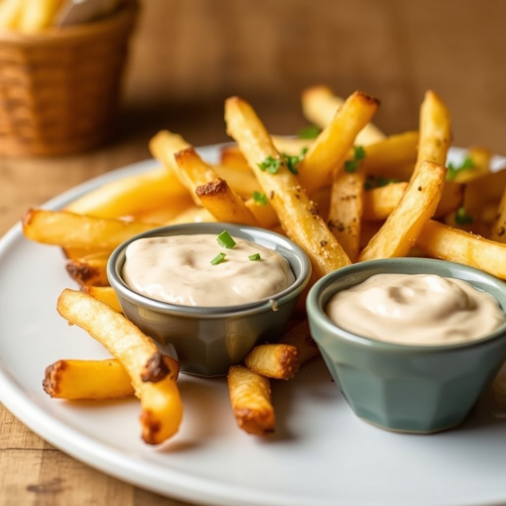Pommes Frites med chipotle-aioli