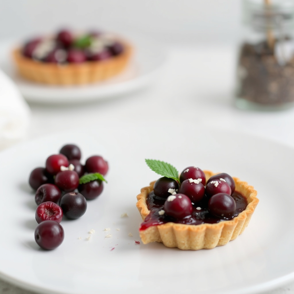 Poppet tranebærtærte