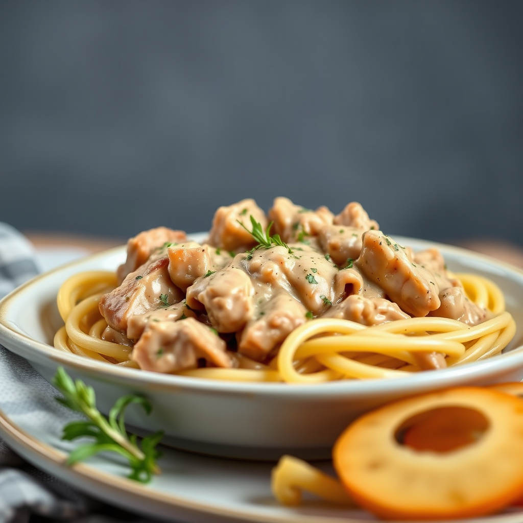 Pork Stroganoff