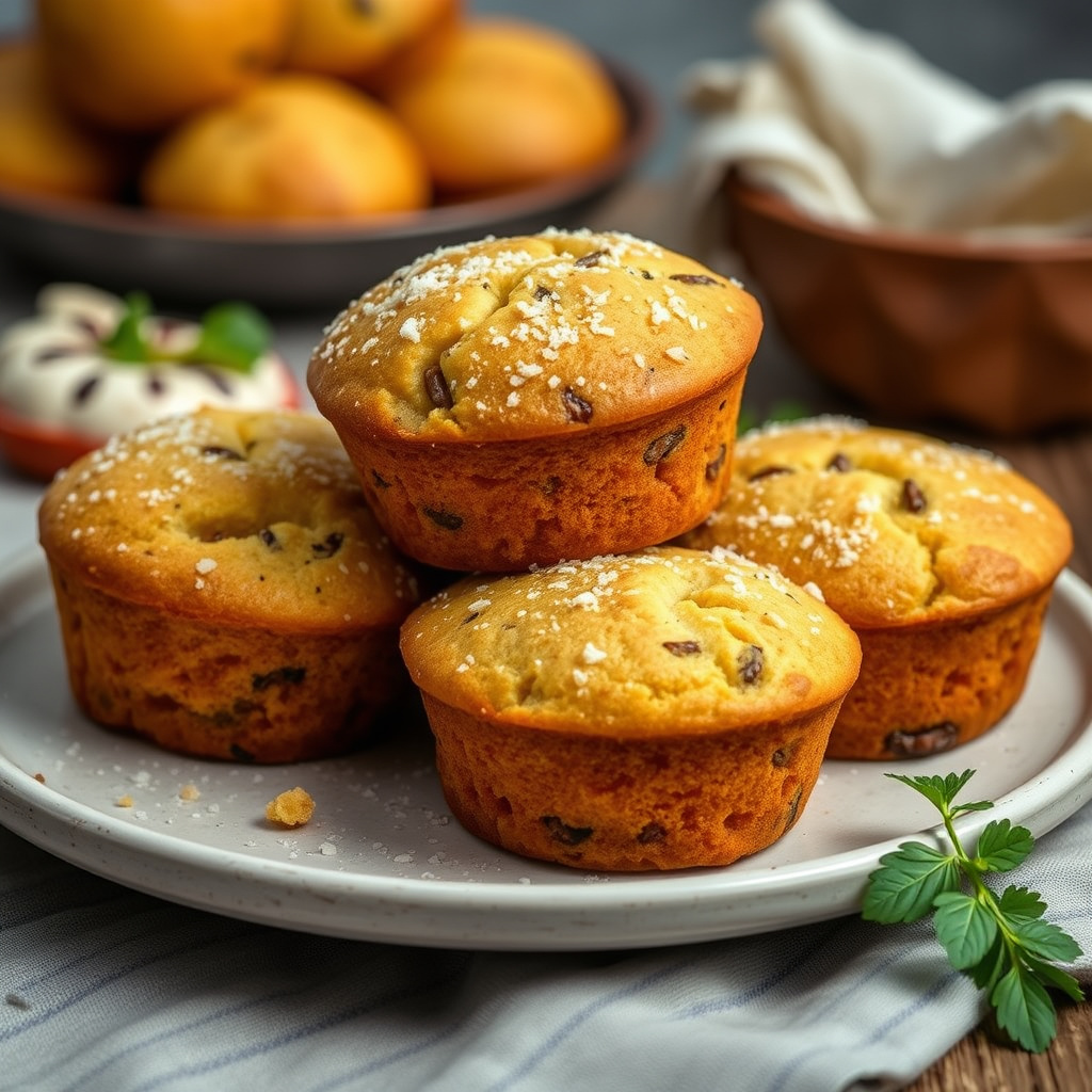 Portugisiske muffins – Bolo Levedo