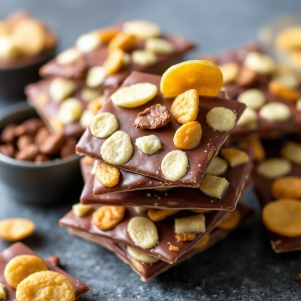 Potetchips med sjokolade- og toffee-smak
