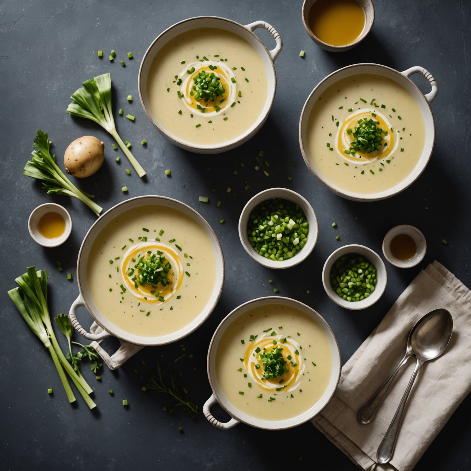 Potetsuppe med purre