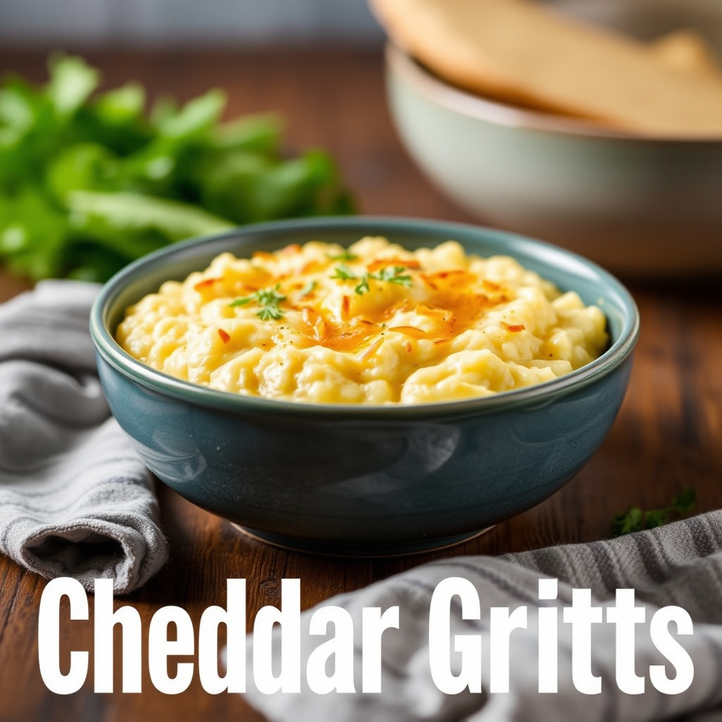 Puffy Cheddar Grits