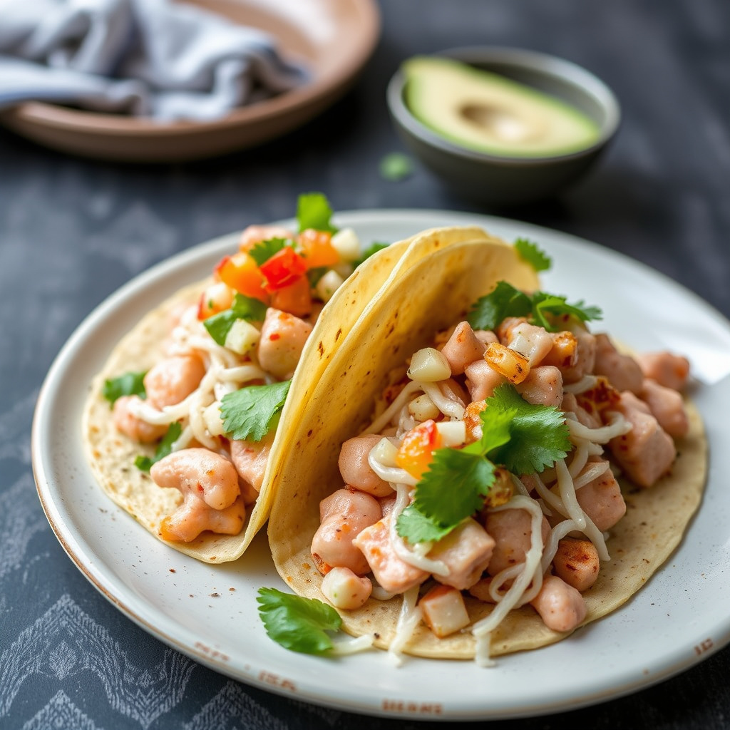 Pulpo Encebollado Tacos