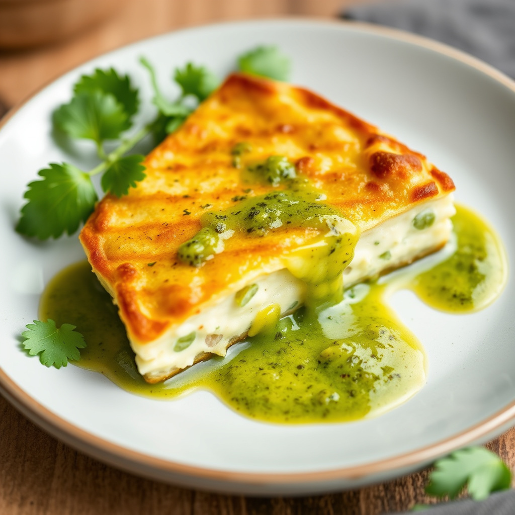 Quesillo i Salsa Verde
