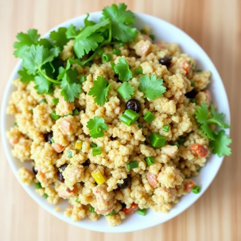 Quinoa med kjøttdeig av kalkun