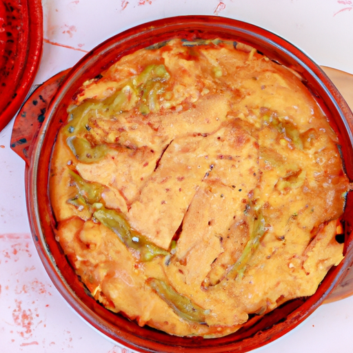 Rask og enkel grønne chilien kyllingenchilada-grateng