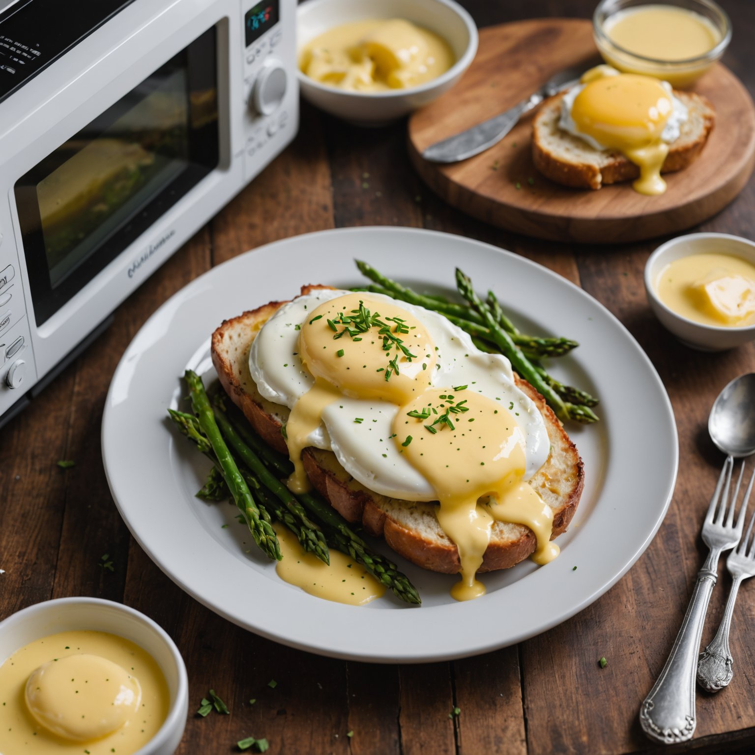 Rask og enkel hollandaisesaus i mikrobølgeovnen