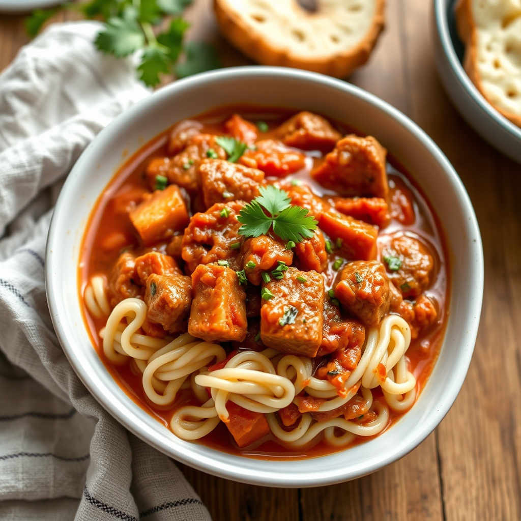 Rask svinekjøttgulasj