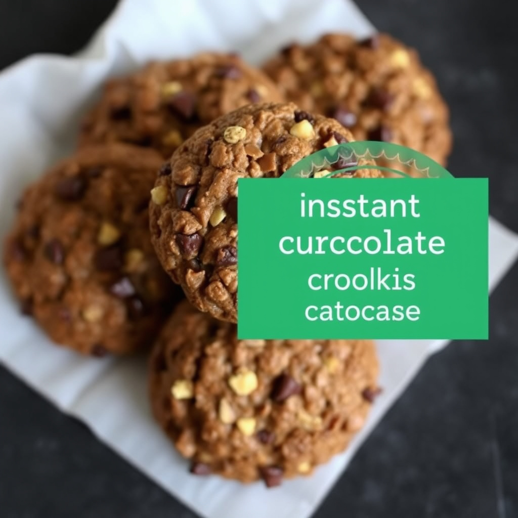 Raske sjokoladekjeks med havregryn