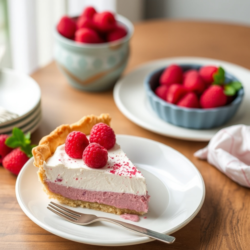 Raspberry Chiffon Pie II