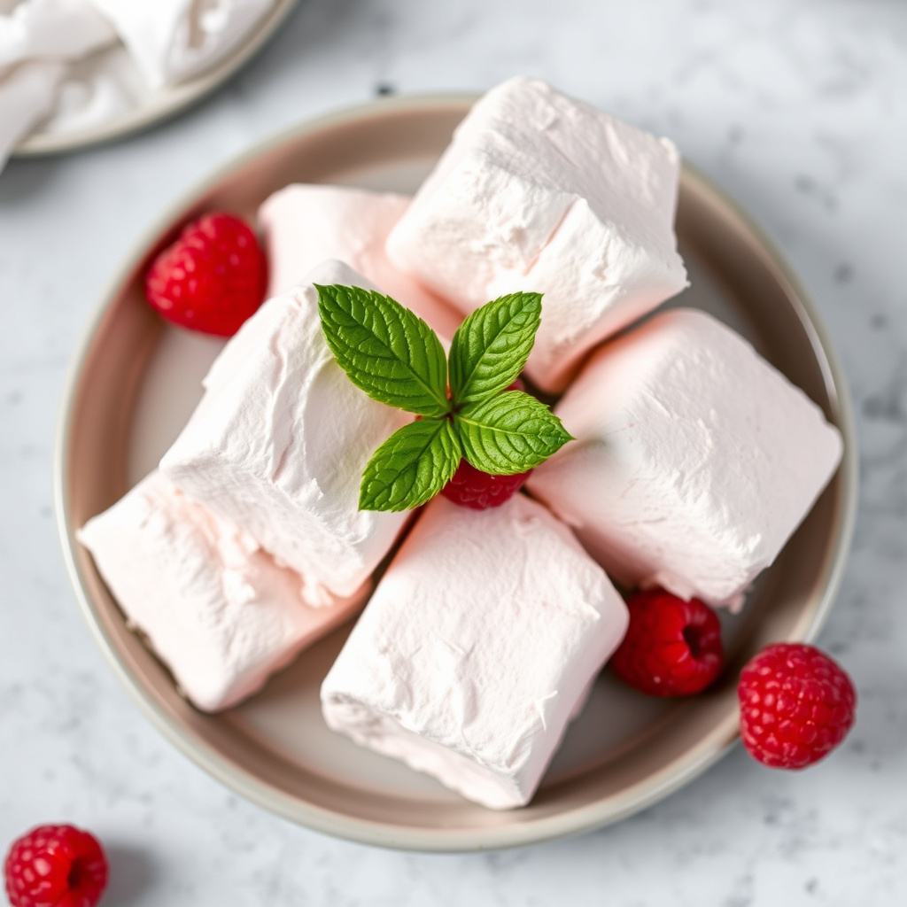 Raspberry Marshmallows