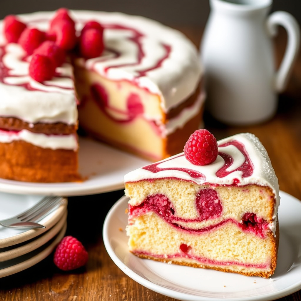 Raspberry Ripple-kake