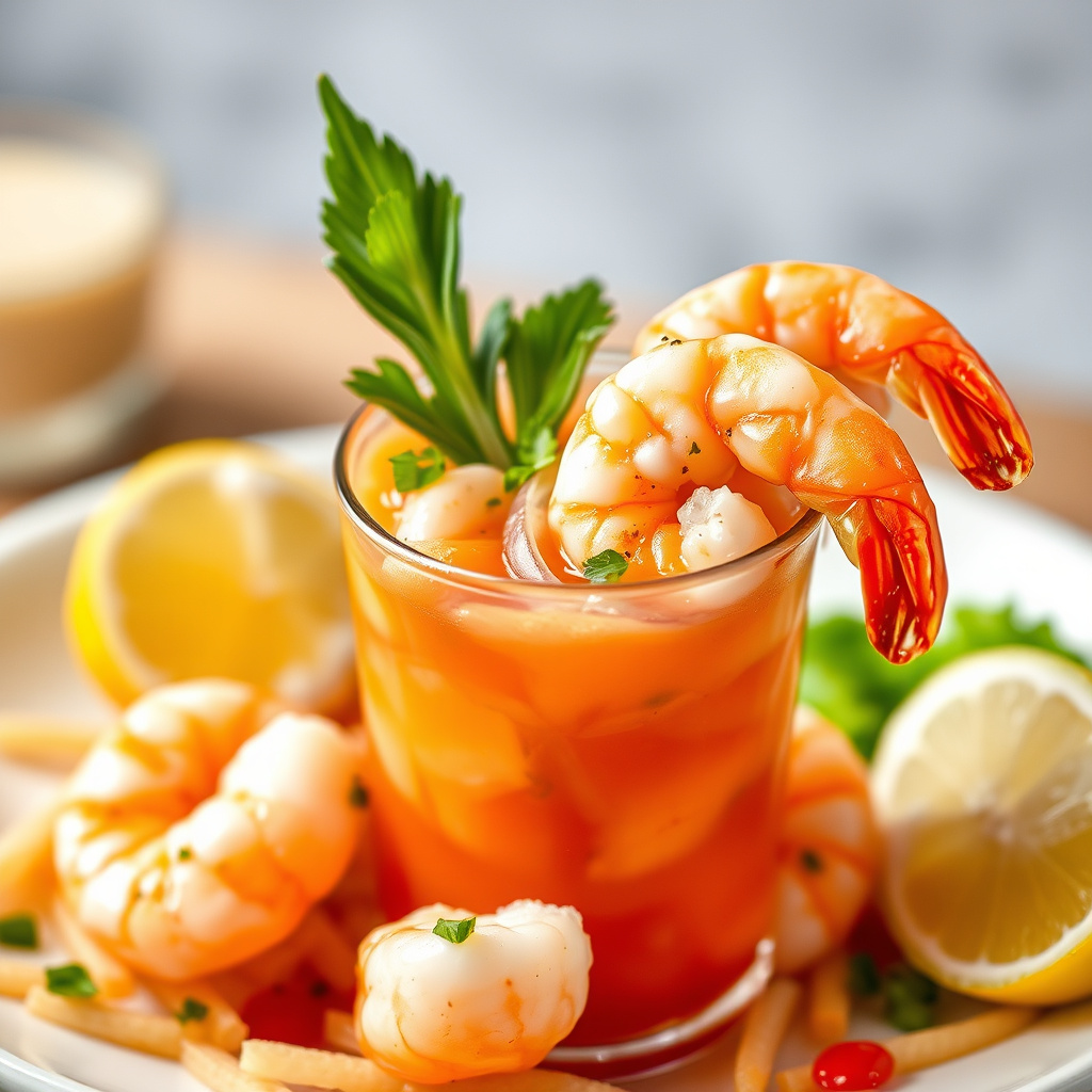 Rekesalat med cocktaildressing