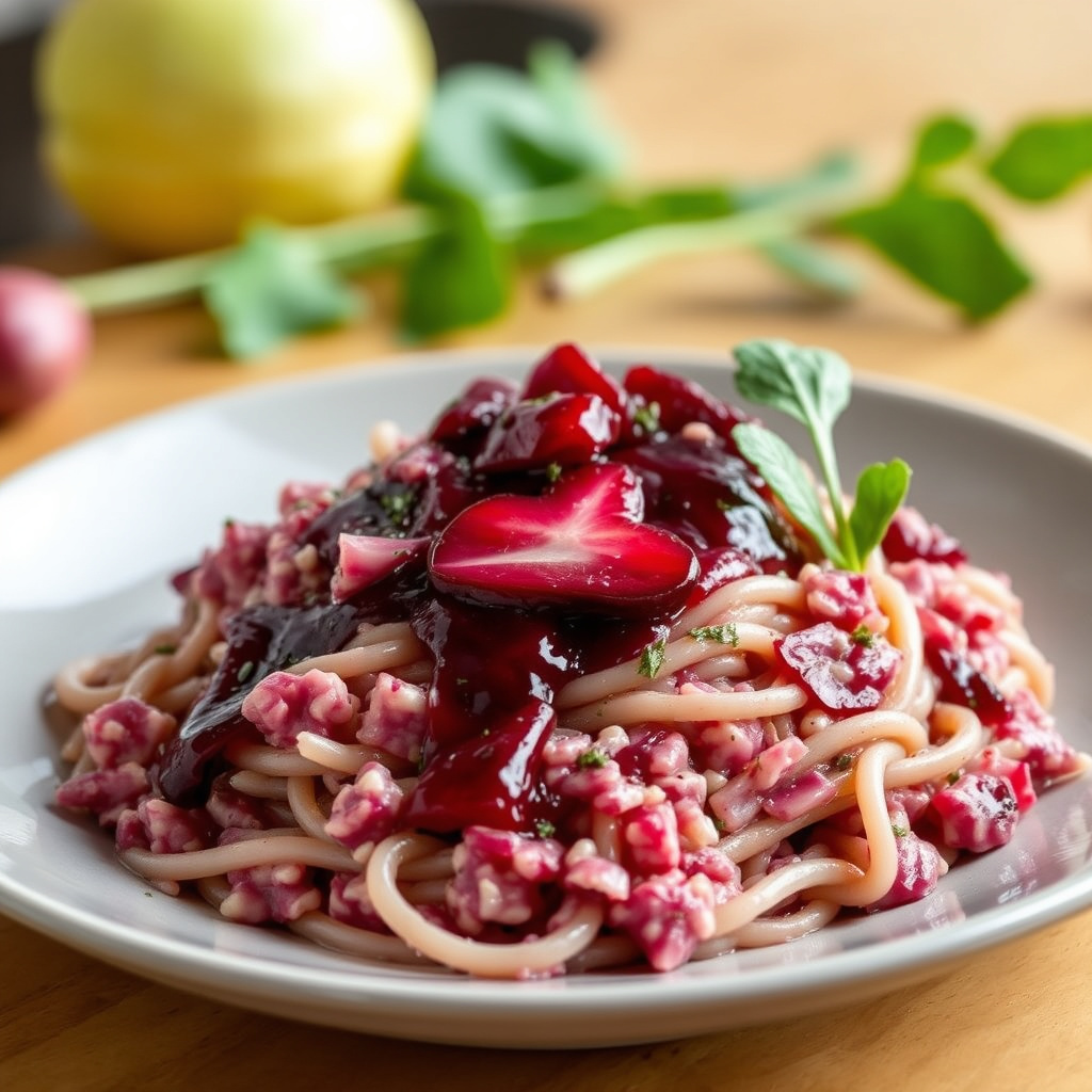 Risotto med radicchio og rødvin