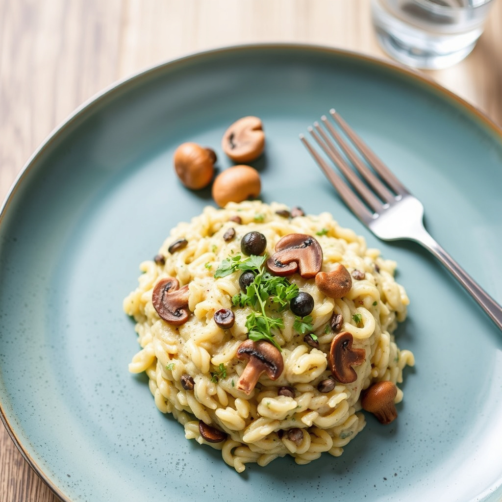 Risotto med sopp og blandede sopptyper