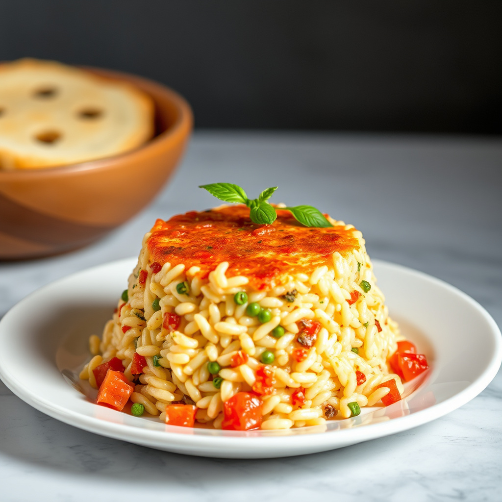 Risotto-timbale