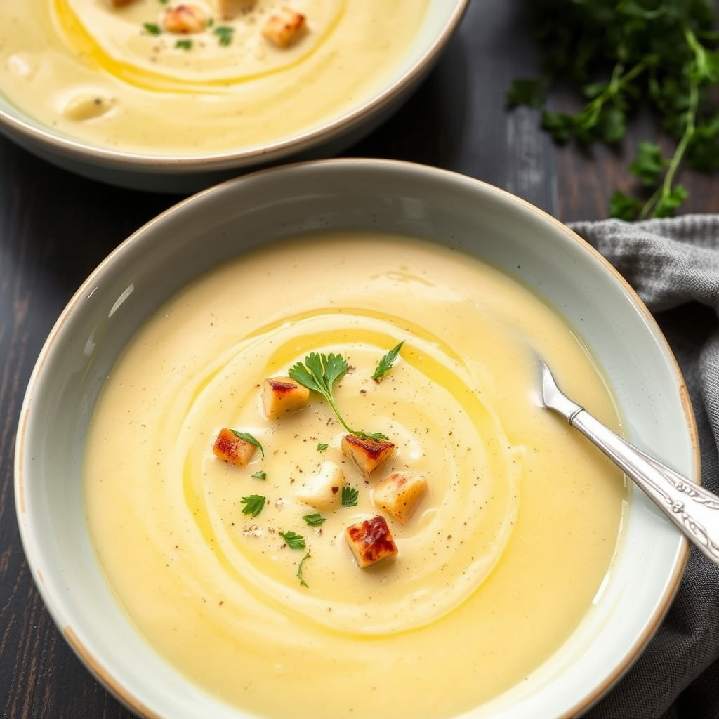 Ristet blomkålsuppe