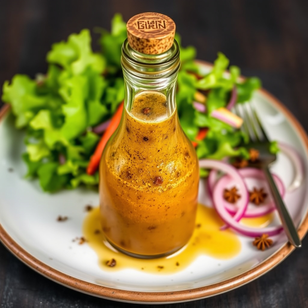 Ristet kryddervinaigrette med fennikel og spisskummen