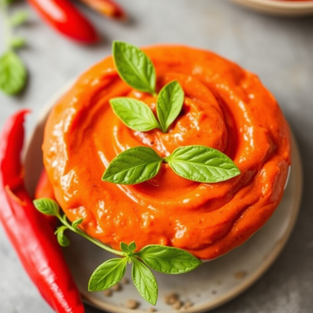 Ristet rød paprikamosse