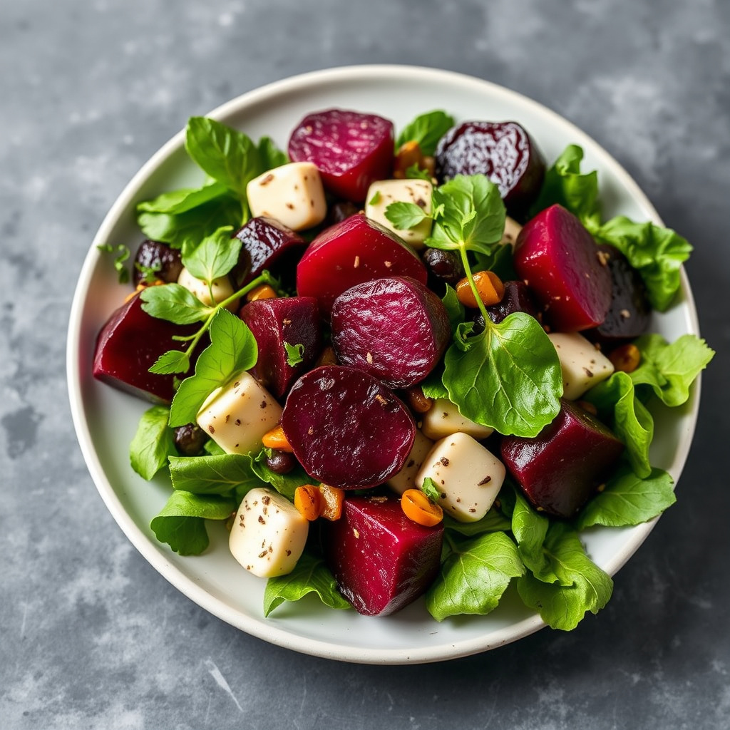 Ristet rødbetsalat