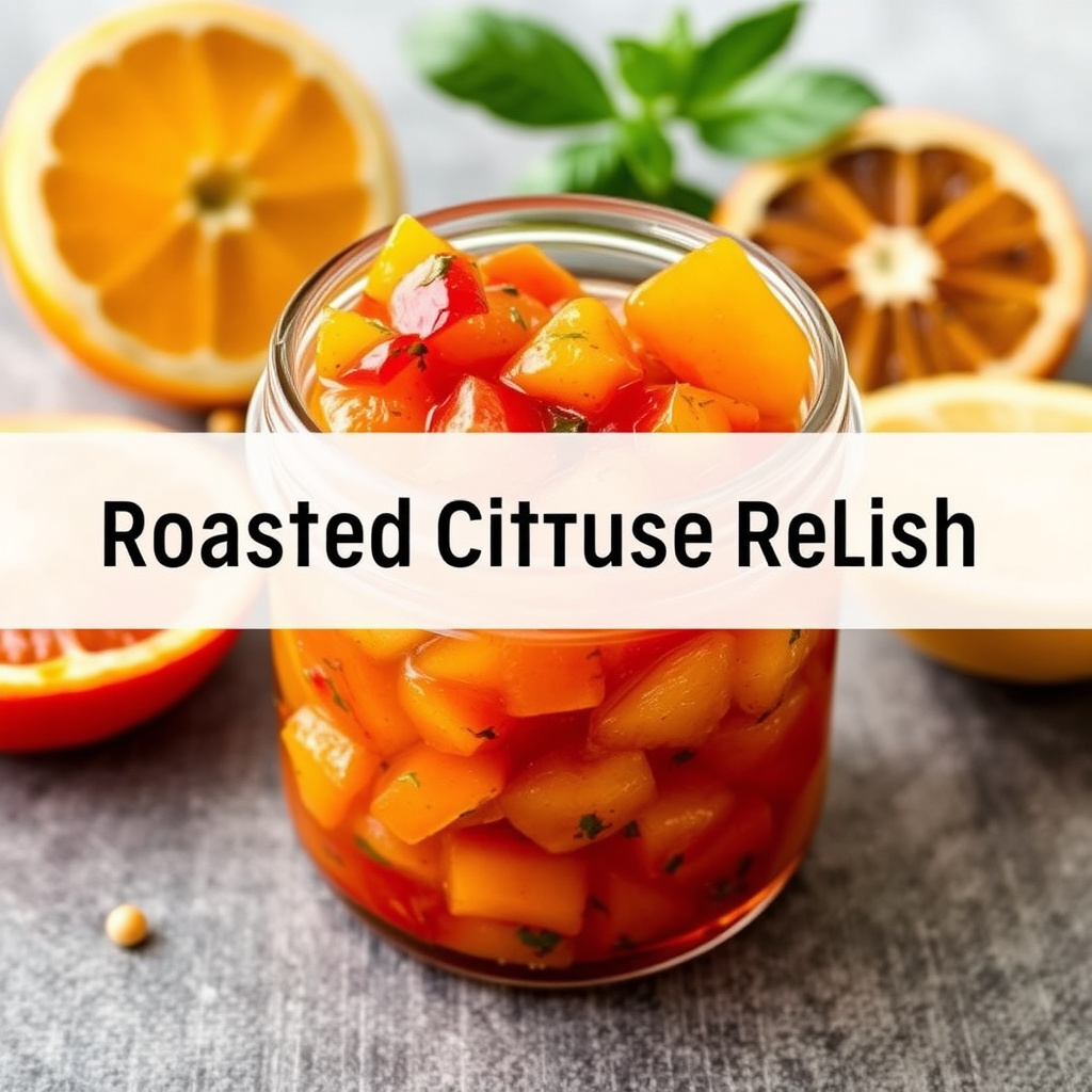 Ristet sitrusrelish med persille