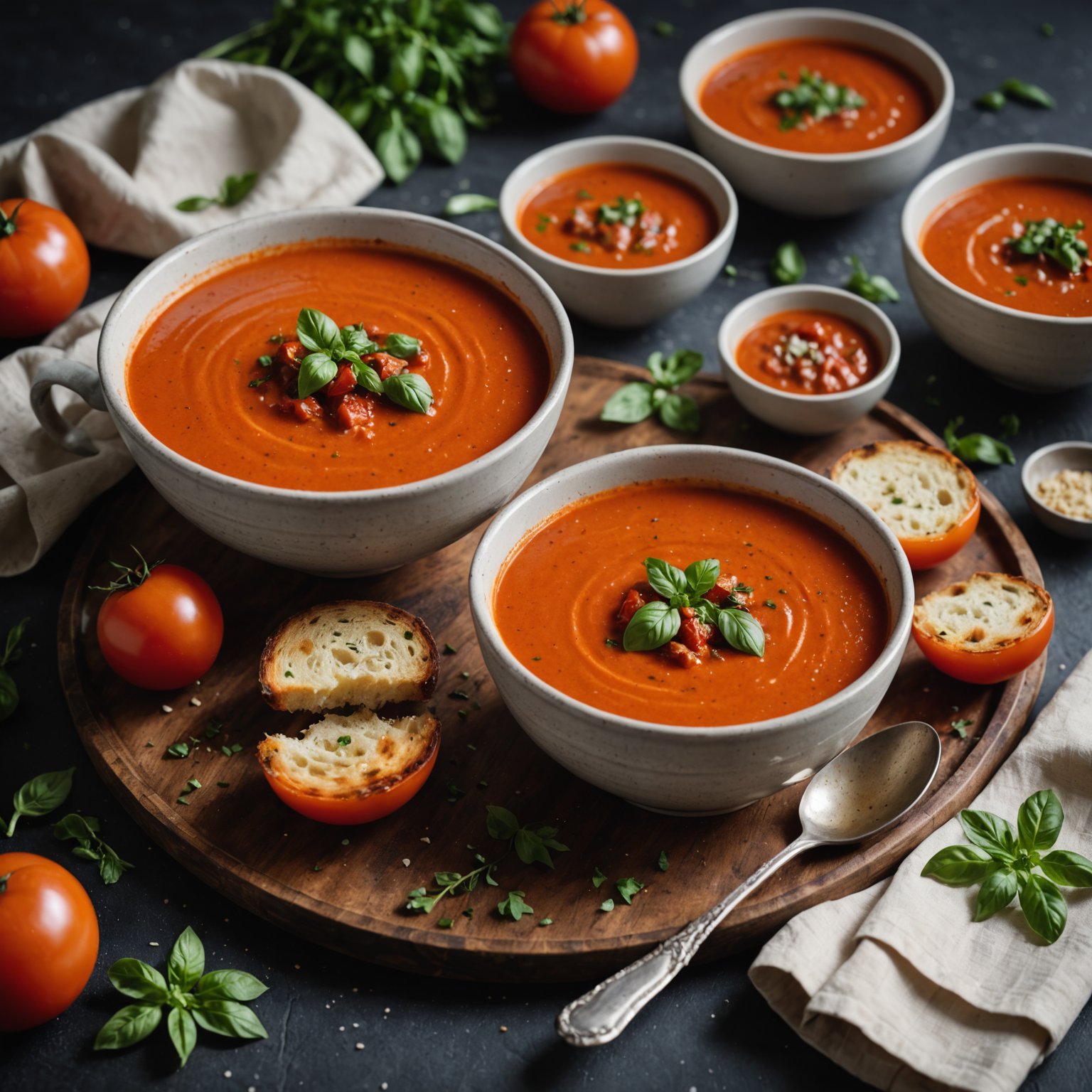 Ristet tomatsuppe