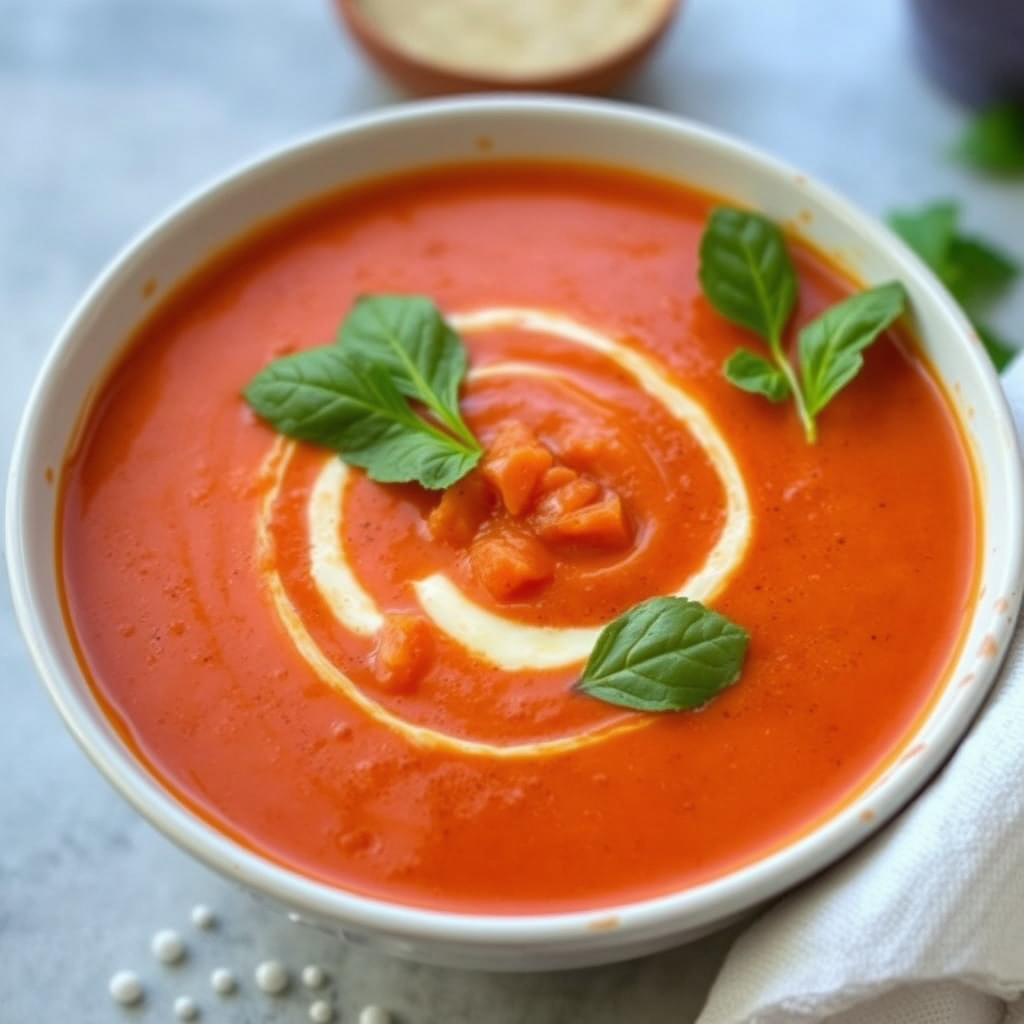 Ristet tomatsuppe