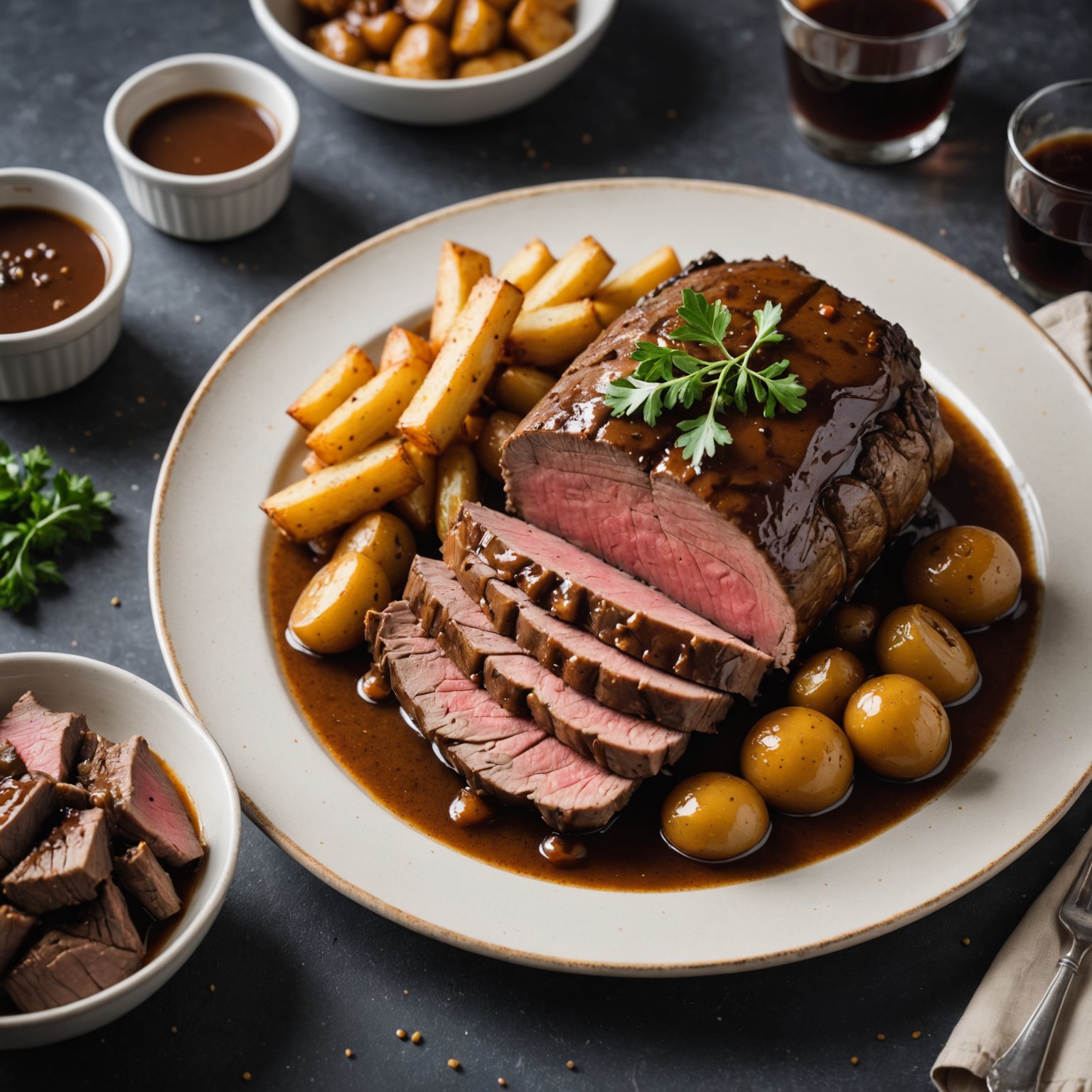 Roastbiff med saus