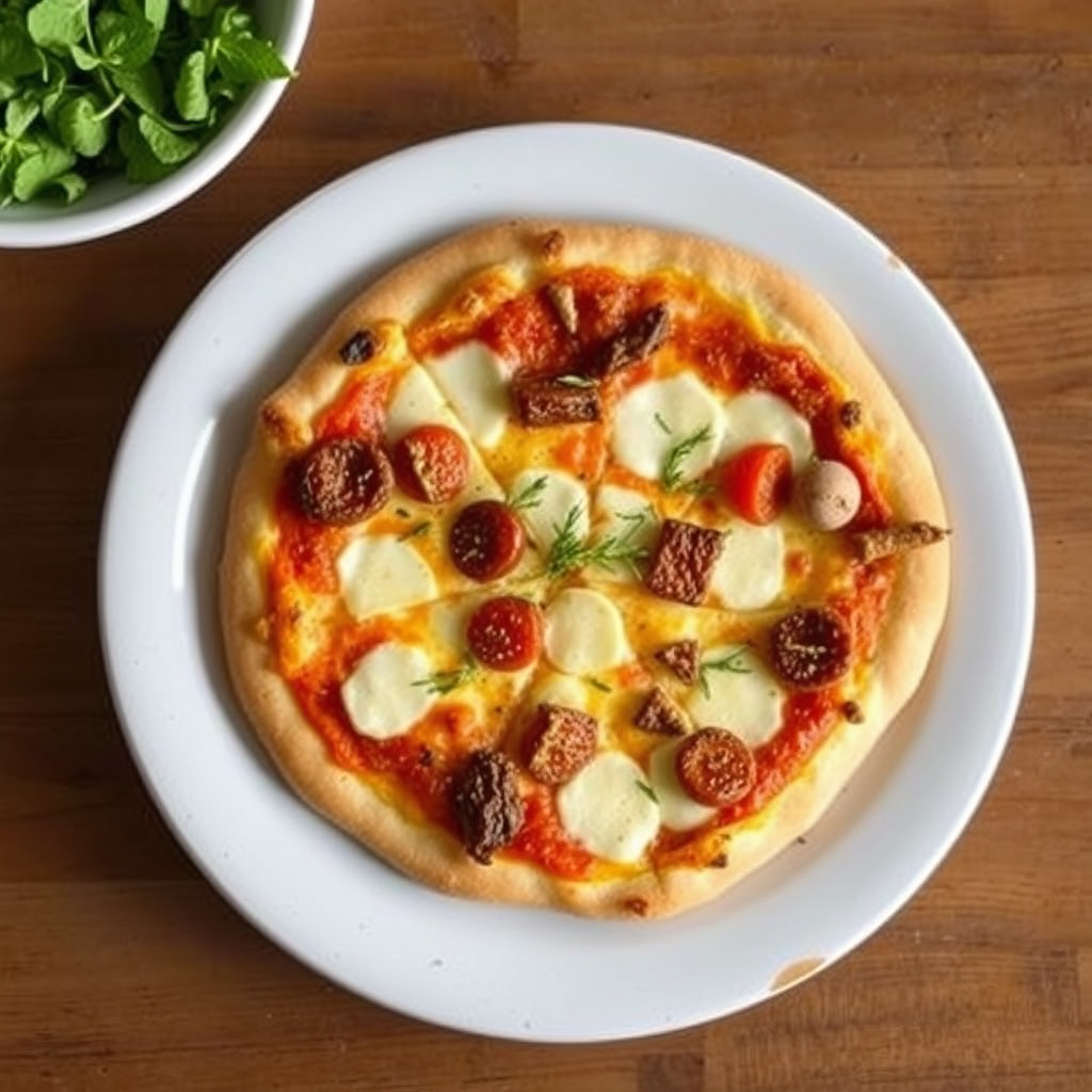 Robiola hvit trøffelpizza