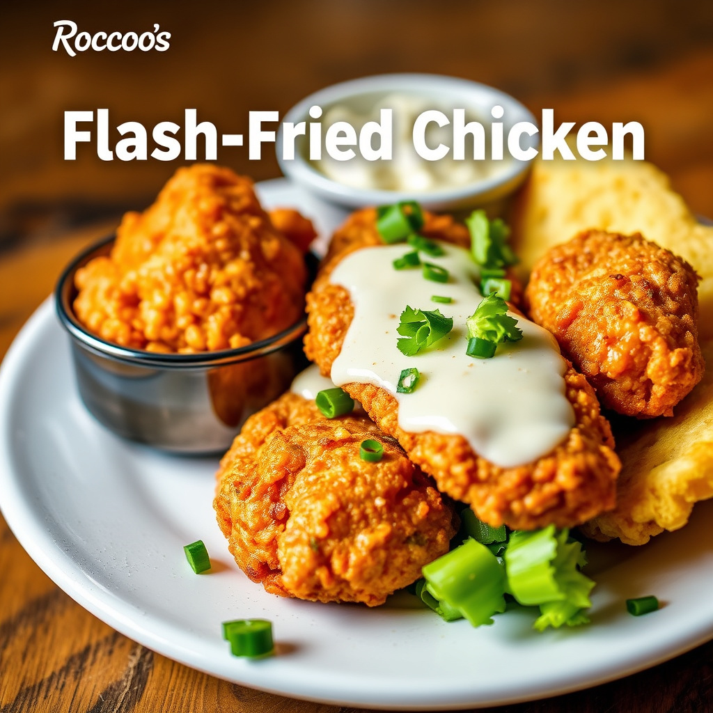 Roccos sprøstekte kylling