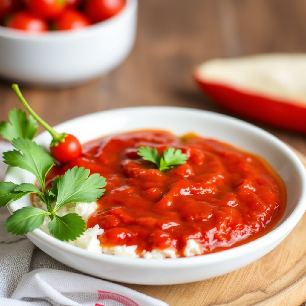 Rød chili-saus