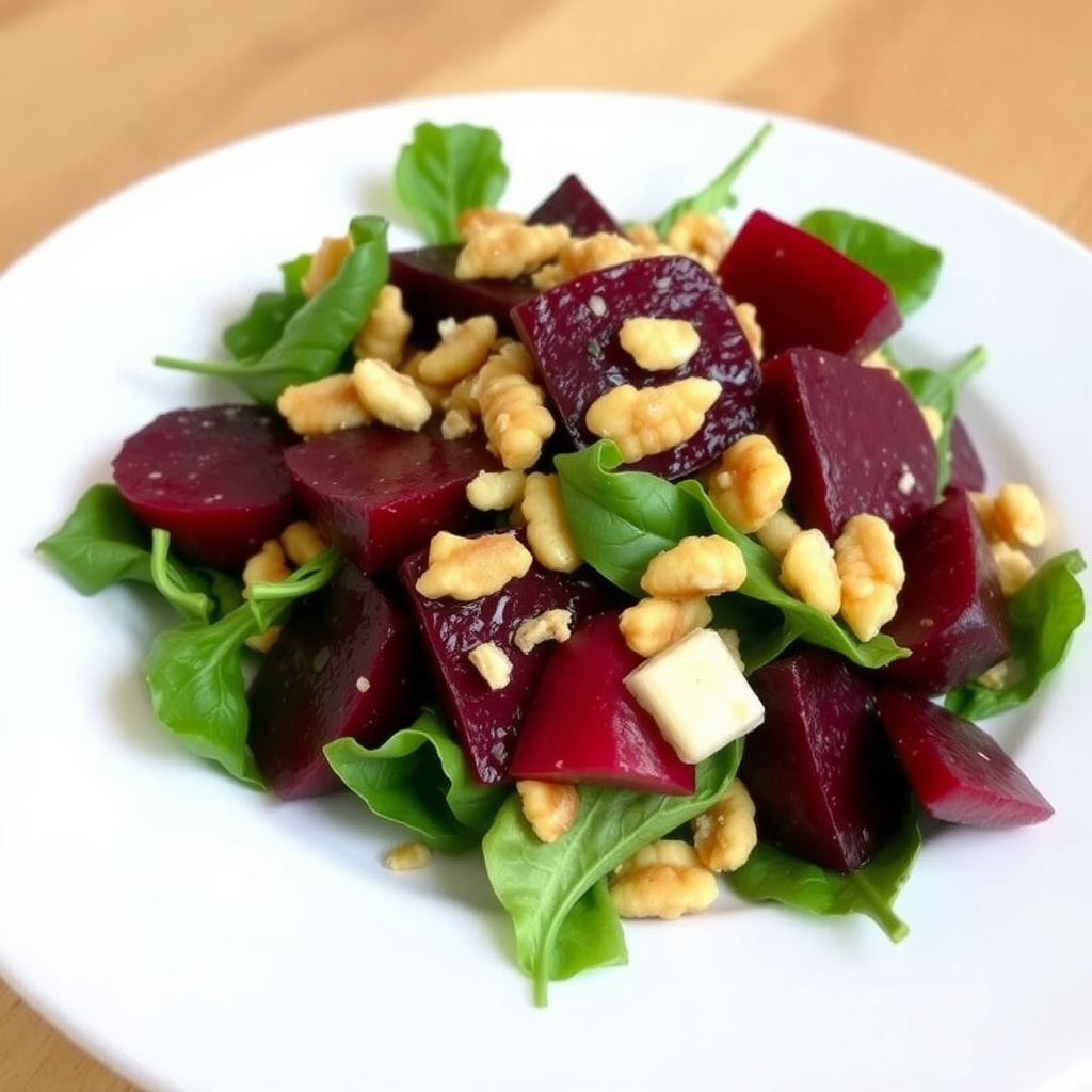Rødbet- og valnøttsalat