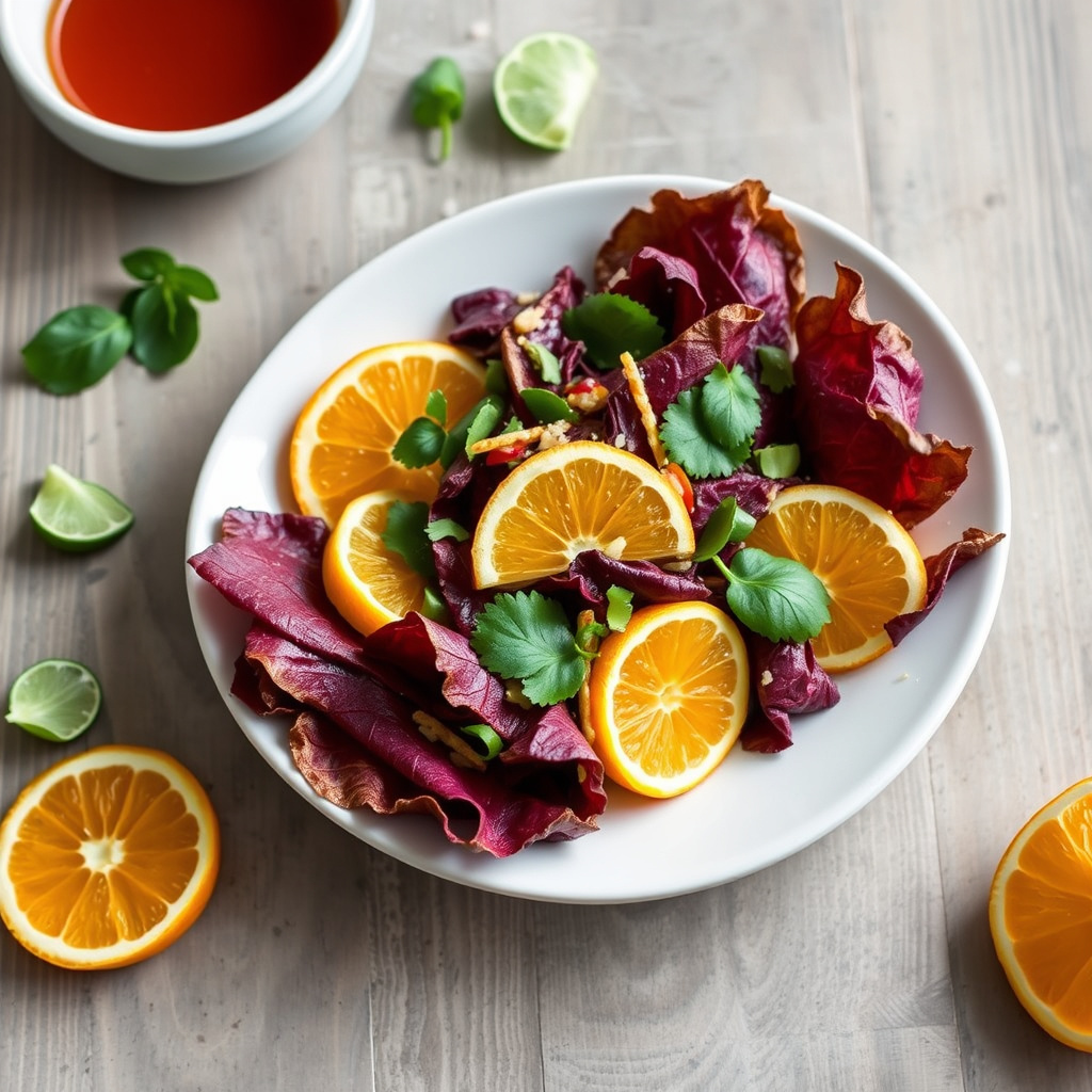 Rødkålssalat med appelsiner